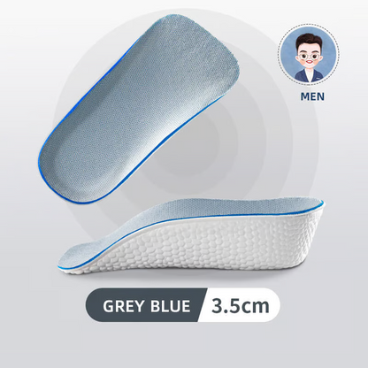 Natural-looking height-lifting insoles ~ Gain an instant height boost with discreet comfort.