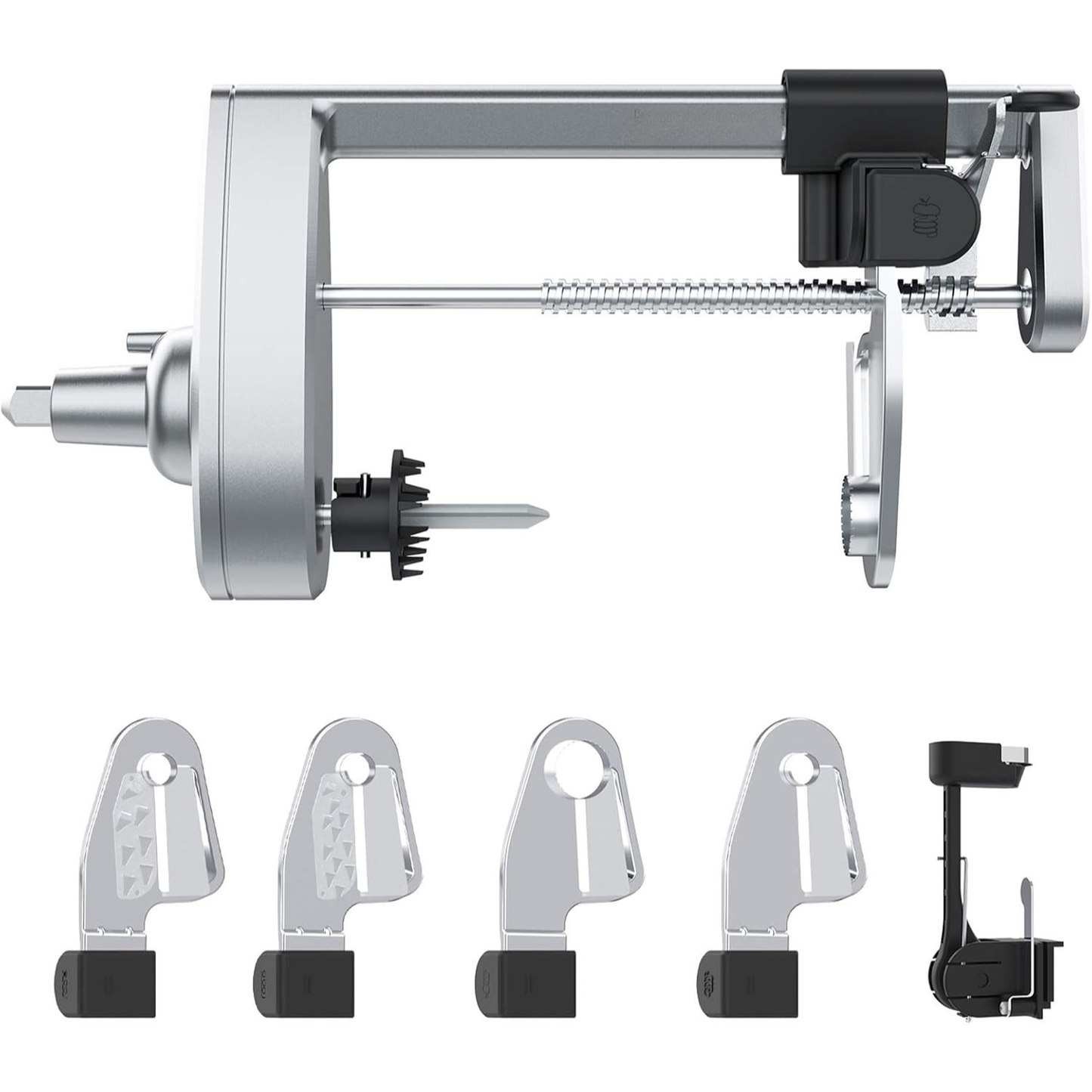 Vegetable & Fruit Spiralizer for Stand Mixers ~ Creates restaurant-style presentations at home.