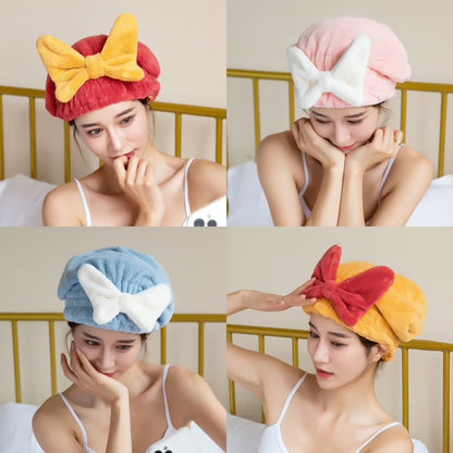 Super Absorbent Hair Towel Wrap ~ Dry your hair faster, naturally, and frizz-free