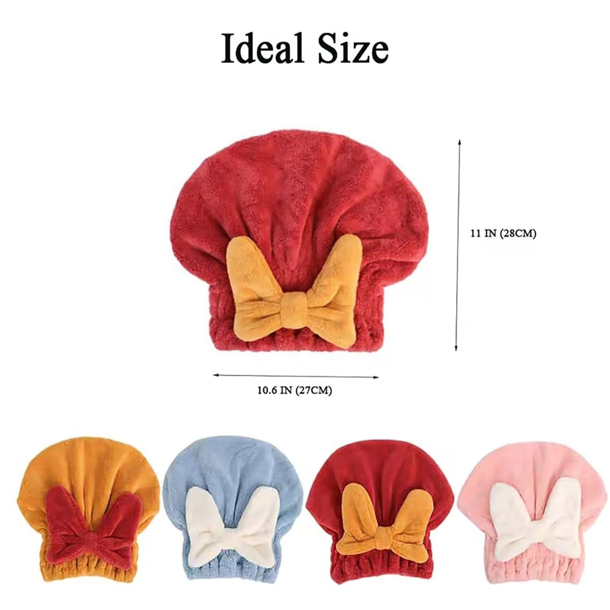 Super Absorbent Hair Towel Wrap ~ Dry your hair faster, naturally, and frizz-free