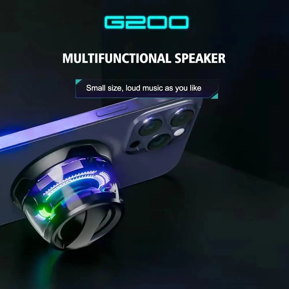 Magnetic Bluetooth Speaker ~ Crystal-clear sound on the go