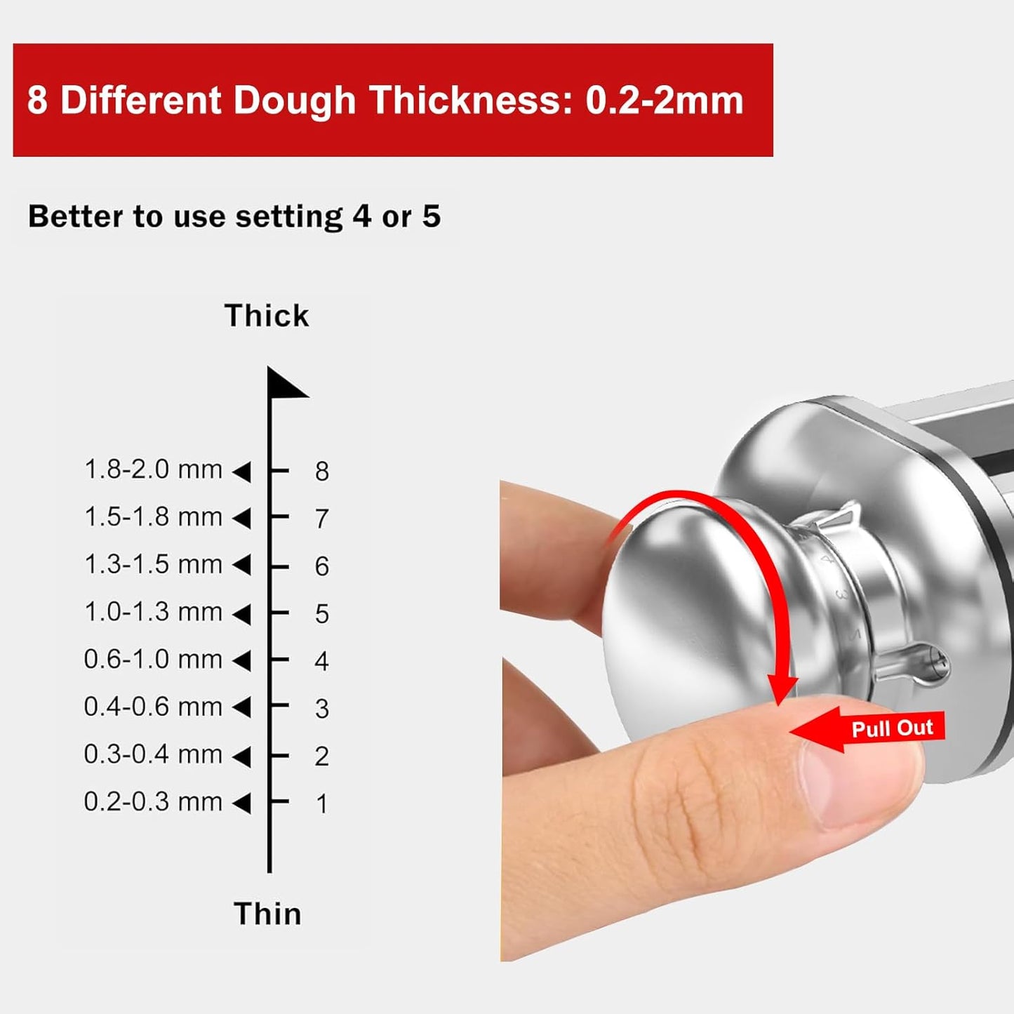 Pasta Roller for Stand Mixers ~ Smooth, even sheets of fresh pasta in seconds.