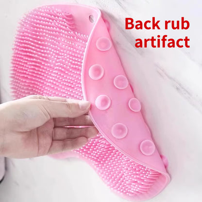 Silicone Shower Foot Scrubber Mat ~ Clean and massage feet hands-free in seconds.