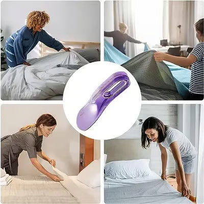 2 IN 1 Mattress Lifter & Bed Sheet Tucker Tool ~ Hotel-tight corners in seconds.