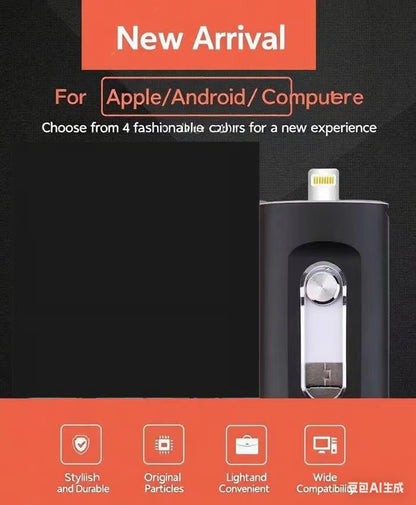 3 in 1 Flash Drive ▶︎ For files that should never exist