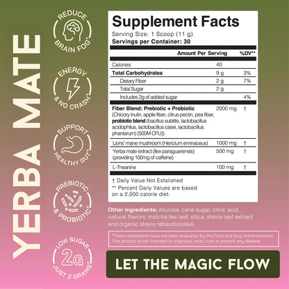 Yerba Tea Powder ~ Adderall in a Teacup (Minus the Side Effects)