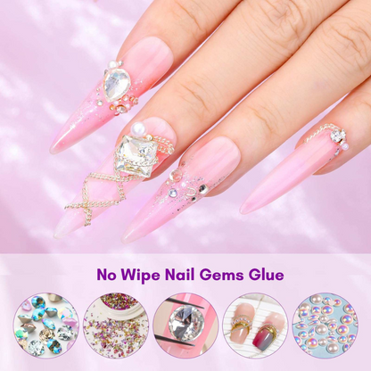 Super Strong Rhinestone Nail Glue ~ Flawless nail art that lasts for weeks