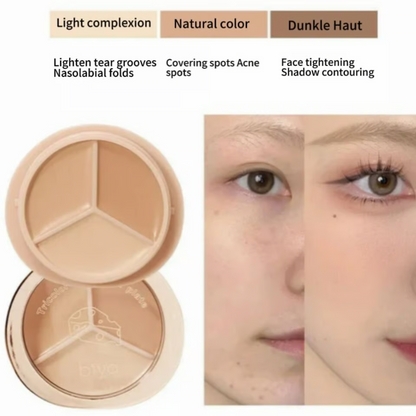 Tri-color Concealer ~ Brighten, conceal & contour with one easy palette.