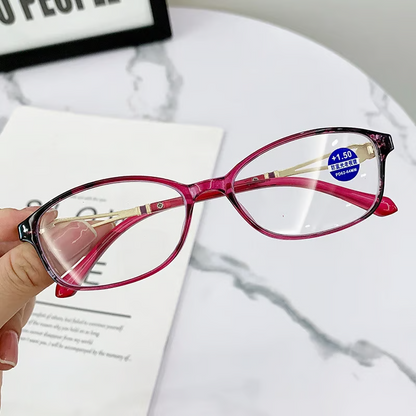 Women's Anti-Blue Light Reading Glasses ~ Stylish Protection for Your Eyes.
