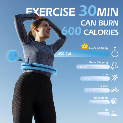 Fitness Hula Hoop ~ Burn calories, tone your core, and have fun doing it.