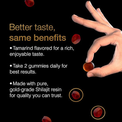 Pure Himalayan Shilajit Gummies ~ Natural Energy & Stamina in Every Bite-