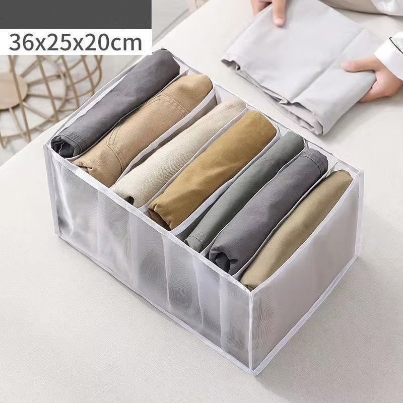 Wardrobe Clothes Organizer ~ Tidy up your space and find what you need in seconds.