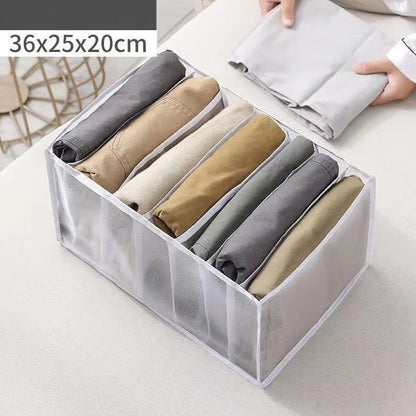 Wardrobe Clothes Organizer ~ Tidy up your space and find what you need in seconds.