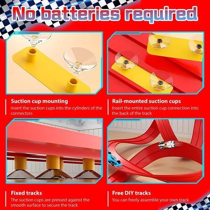 DIY Flexible Racing Track Toy ~ Build, race, and reimagine endless track adventures.