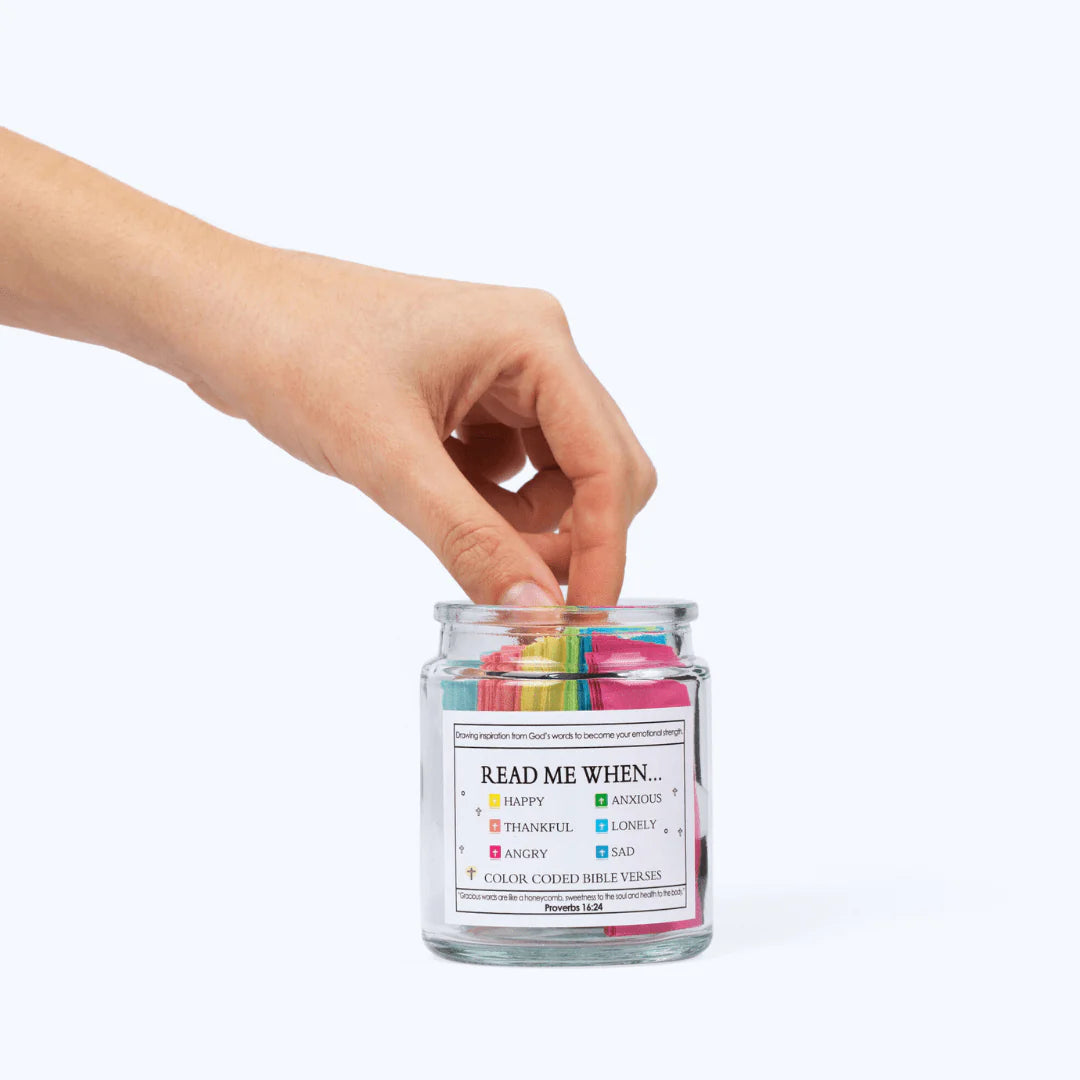 Bible Verses Jar ~ A daily reminder that God is always with you.