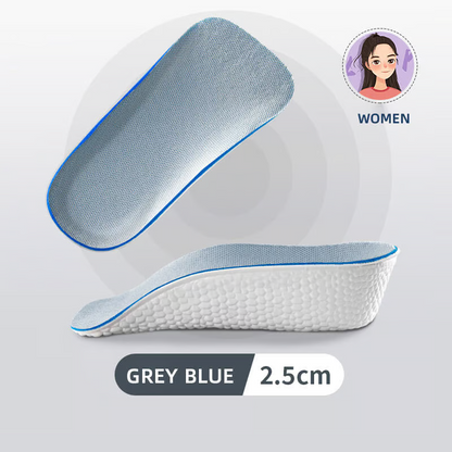 Natural-looking height-lifting insoles ~ Gain an instant height boost with discreet comfort.