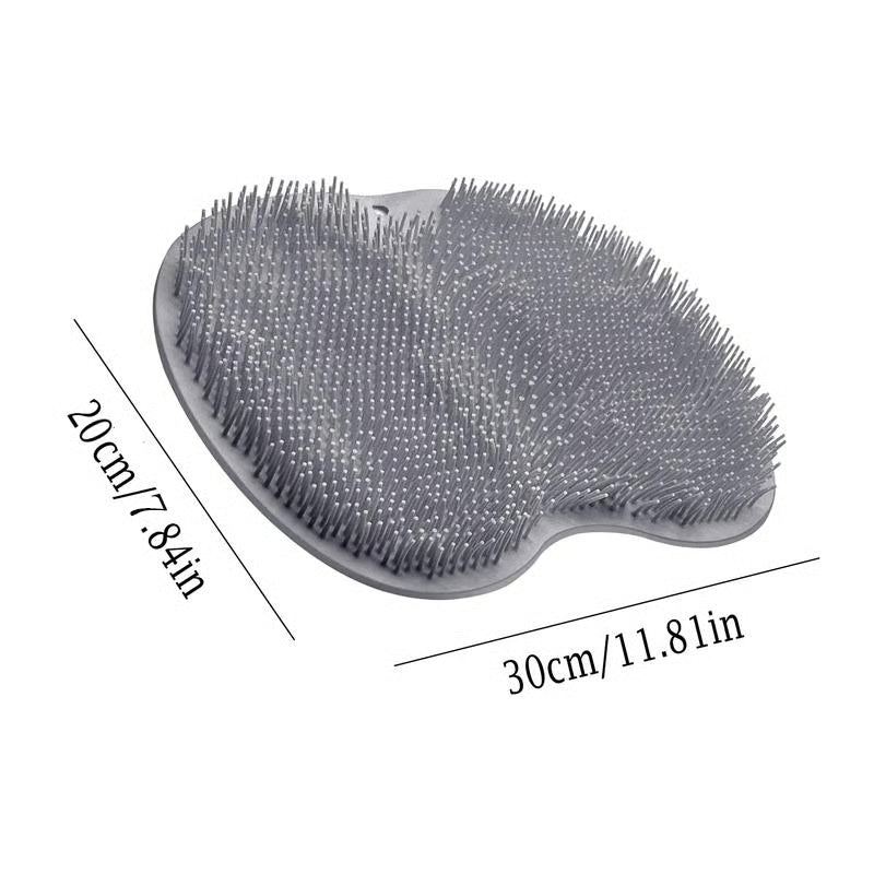 Silicone Shower Foot Scrubber Mat ~ Clean and massage feet hands-free in seconds.