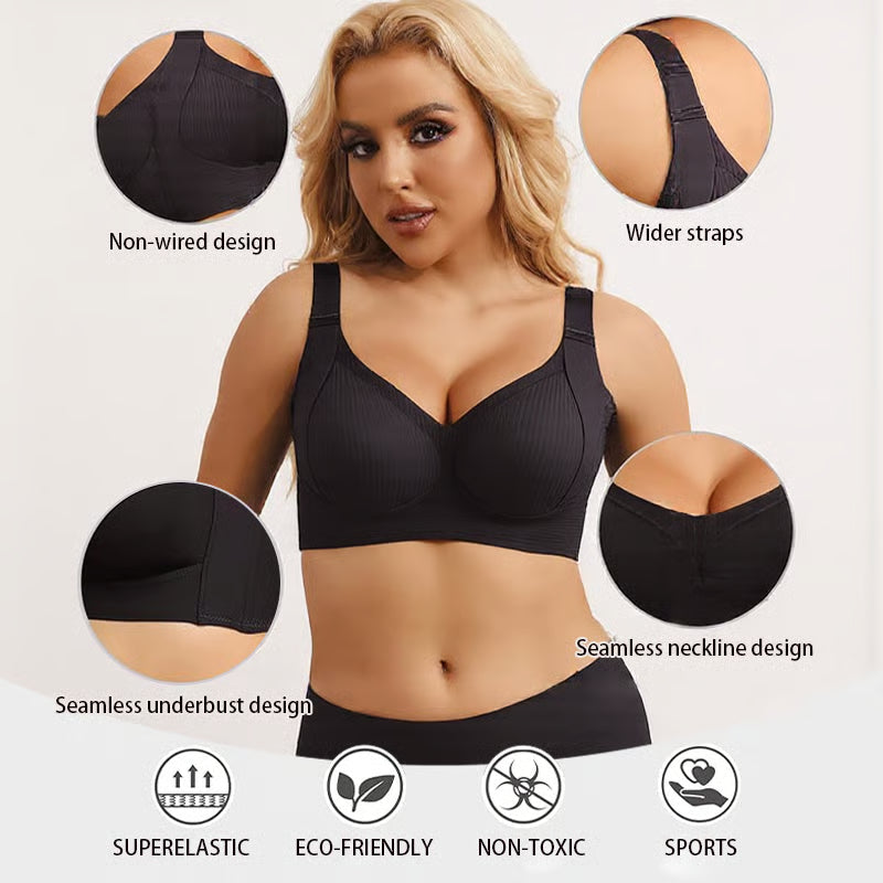 3D Lift Design Super Firming Bra ~ Reshapes gravity’s damage into goddess-level form.
