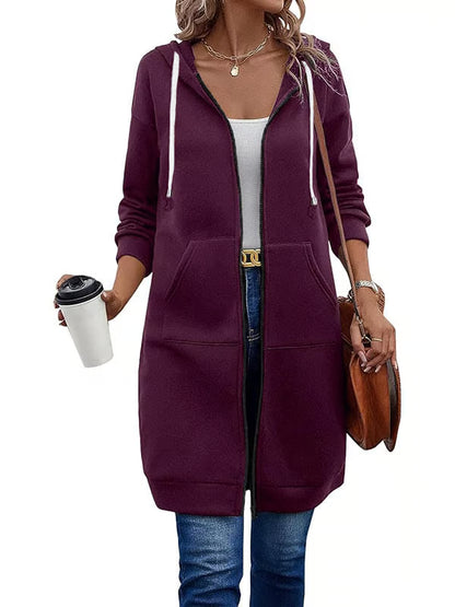 Casual Zip Up Fleece Hoodies ~ Soft warmth you’ll wear every day.