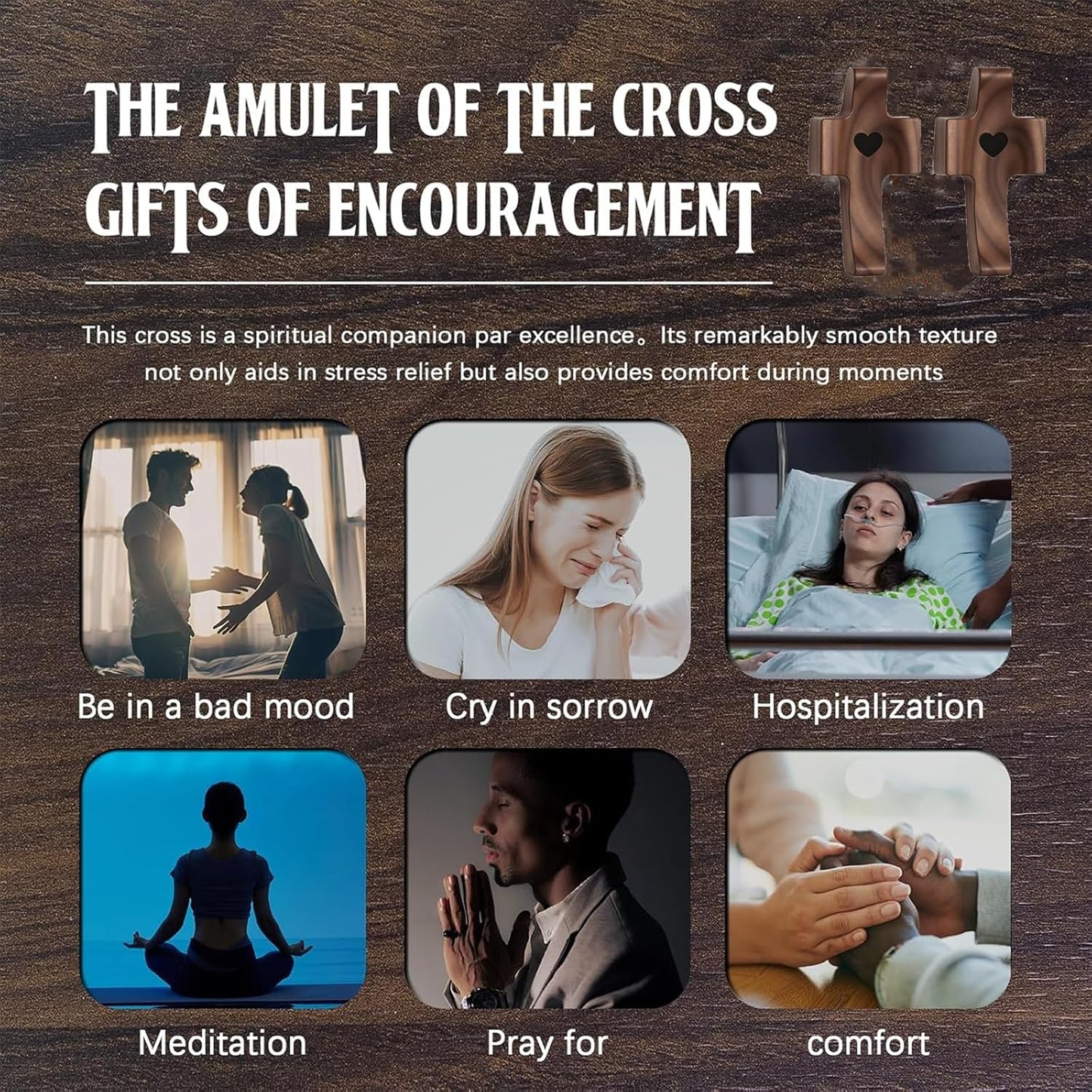 Pocket Prayer Cross Fidget Set (6PCS)