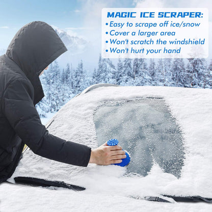 Magical Car Ice Scraper ~ Clear your windshield effortlessly for stress-free winter drives