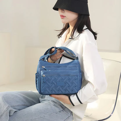 Nylon Shoulder Messenger Bag ~ Lightweight carryall for work, travel, and daily use.