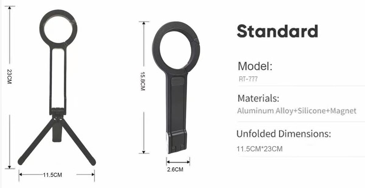 Portable Phone Holder Tripod ~ Capture perfect shots in seconds.