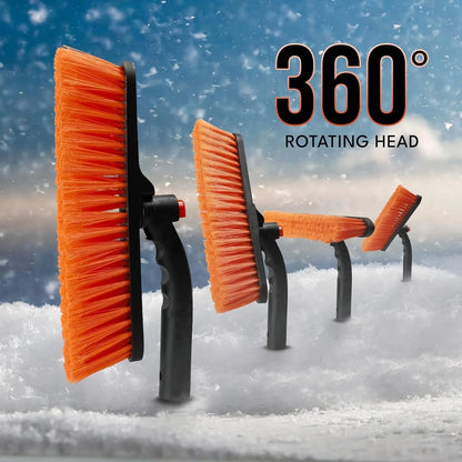 Extendable Snow Brush & Ice Scraper ~ Faster snow removal for SUVs and trucks.