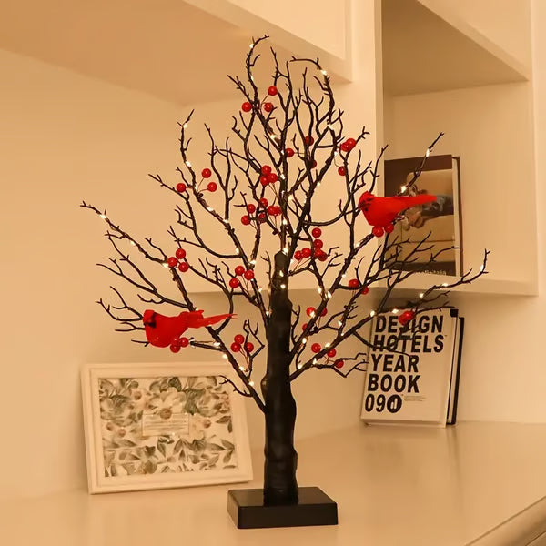 LED Vintage Glowing Tree ~ Warm, cozy atmosphere at the flip of a switch