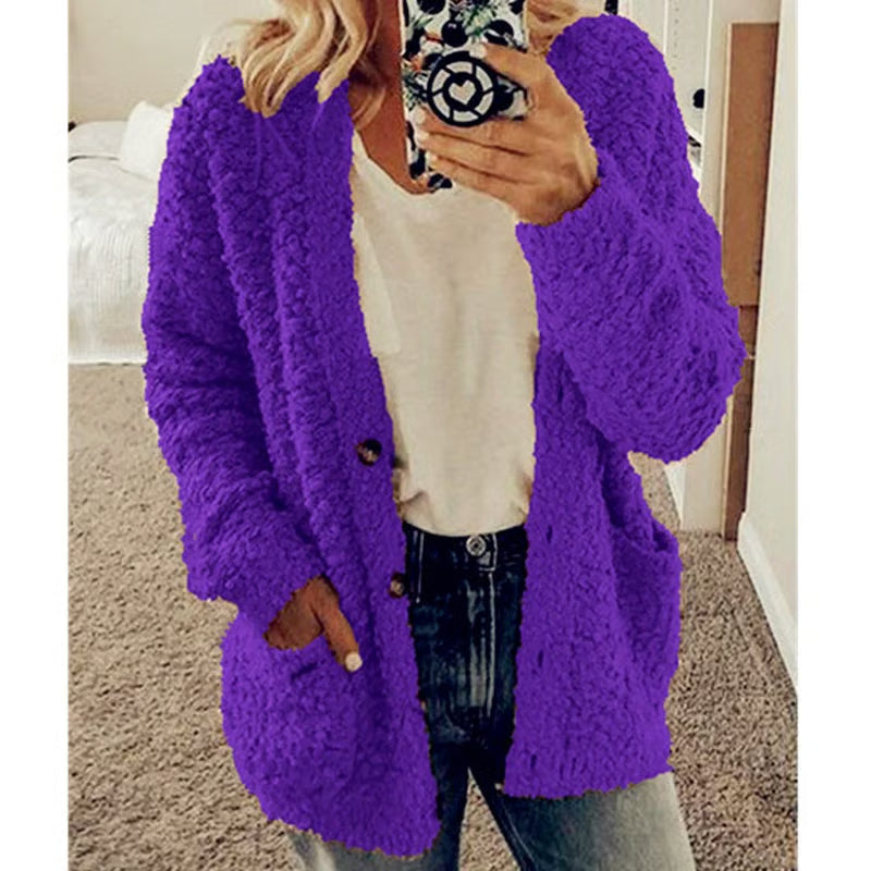 Casual Velvet Jacket ~ Cloud-soft warmth you’ll want to live in.