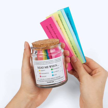 Bible Verses Jar ~ A daily reminder that God is always with you.