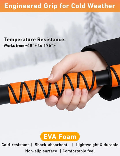 Extendable Snow Brush & Ice Scraper ~ Faster snow removal for SUVs and trucks.