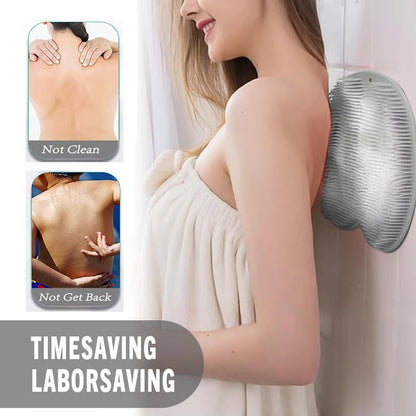 Silicone Shower Foot Scrubber Mat ~ Clean and massage feet hands-free in seconds.