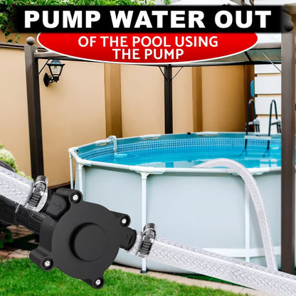 Portable Electric Drill Pump ~ Clear tanks, pools, and puddles in minutes.