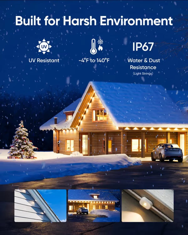 Rainbow LED Outdoor Light ~ Turn every night into a neighborhood festival.