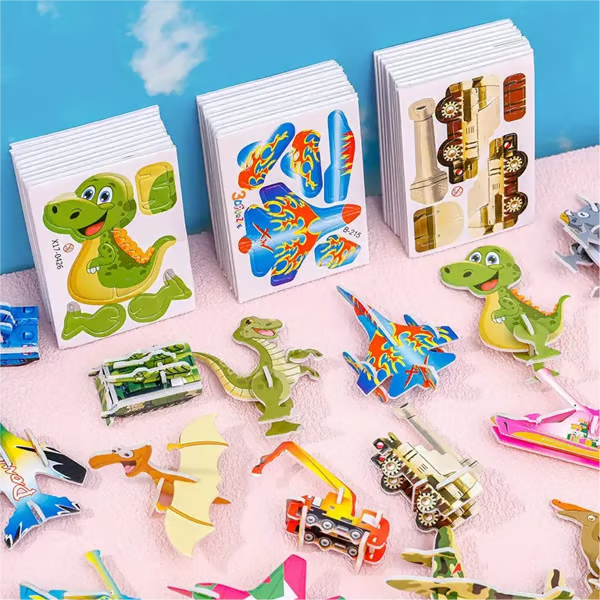Educational 3D Cartoon Puzzle ~ Keep little hands busy and imaginations big.