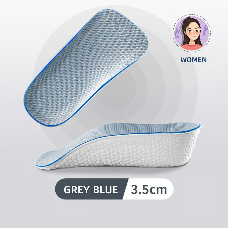 Natural-looking height-lifting insoles ~ Gain an instant height boost with discreet comfort.