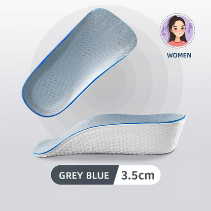Natural-looking height-lifting insoles ~ Gain an instant height boost with discreet comfort.