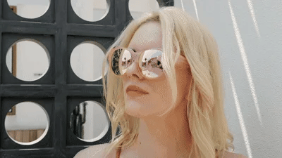 Cat Eye Polarized Sunglasses ~ Statement style with serious sun defense.