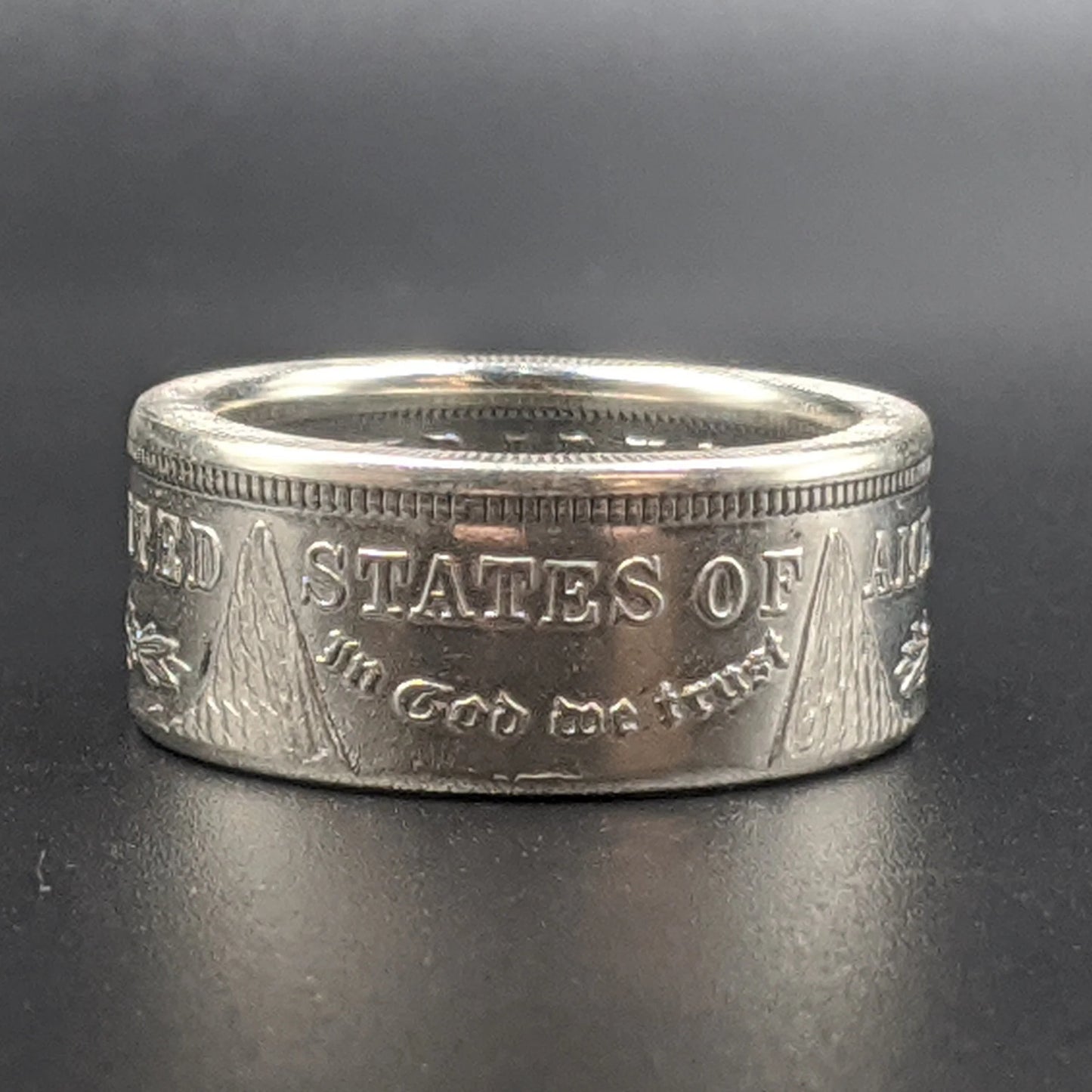 1921 Classic Morgan Dollar Coin Ring ~ A reminder that time builds character.