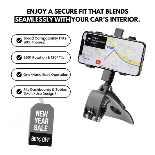 Multifunctional Car Dashboard Phone Holder (80% OFF)
