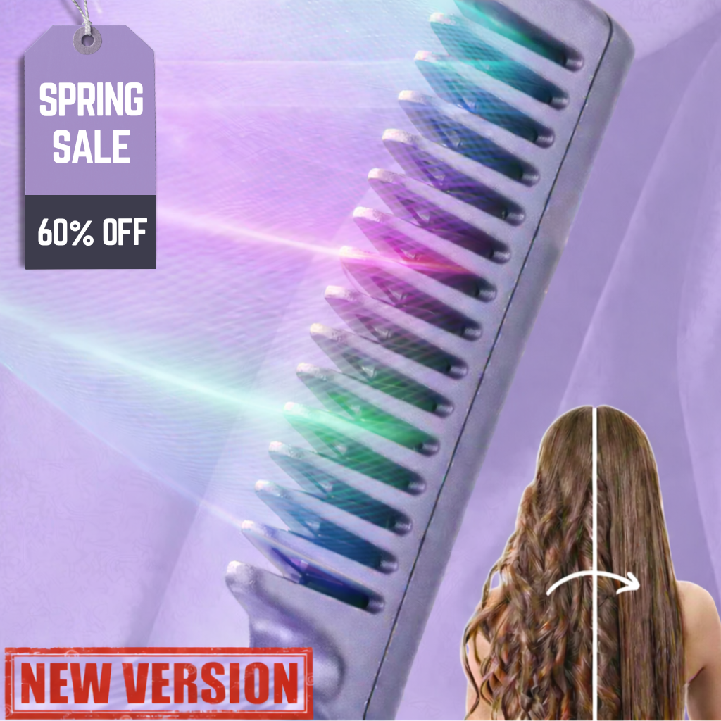Ceramic Hairdressing Comb / Smooth, frizz-free hair anytime, anywhere.