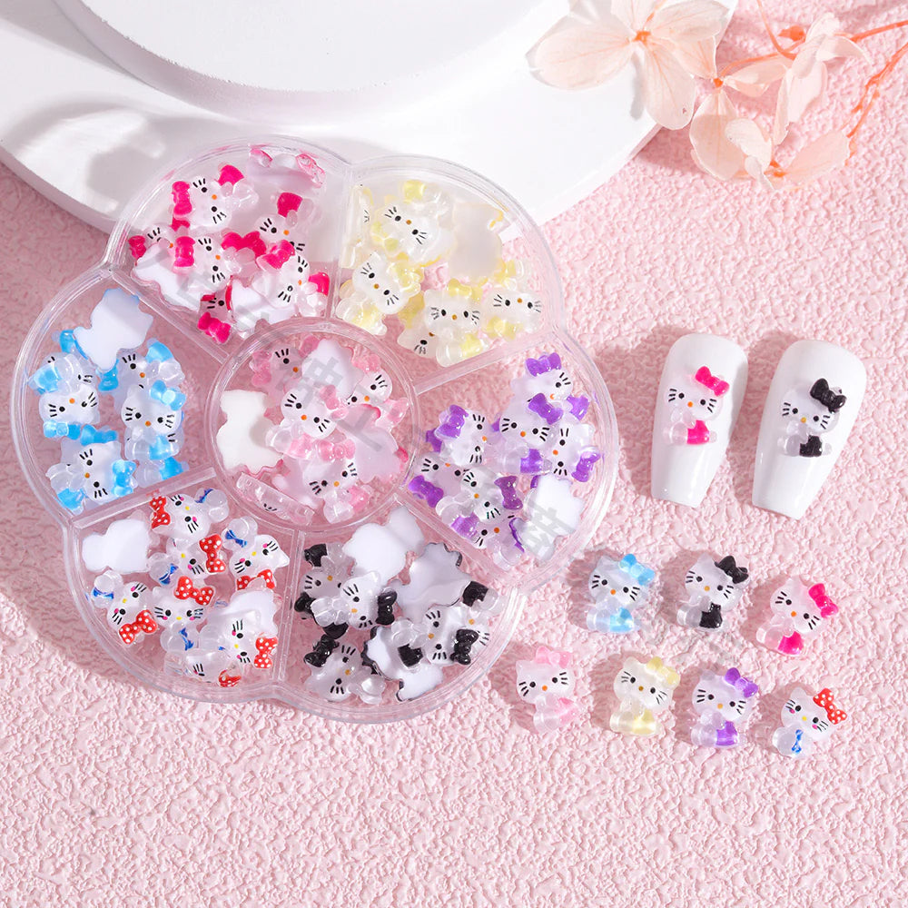 40PCS Cute Resin Nail Art Charms ~ Personalize Your Nails & Accessories with Ease