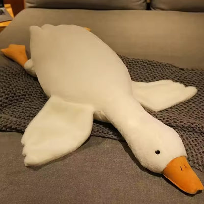 Giant Goose Plush ~ Whimsical cuddles and cozy relaxation in one