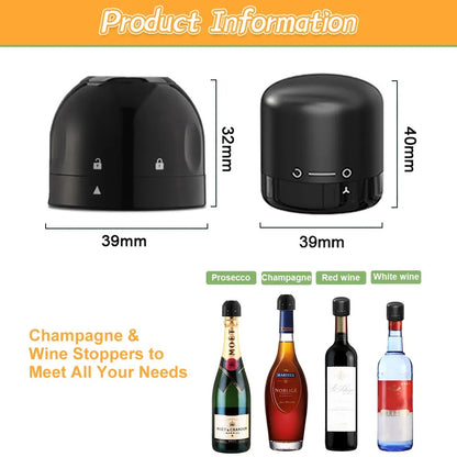 Vacuum Red Wine Bottle Stopper ~ Keep your wine fresh and flavorful for days-
