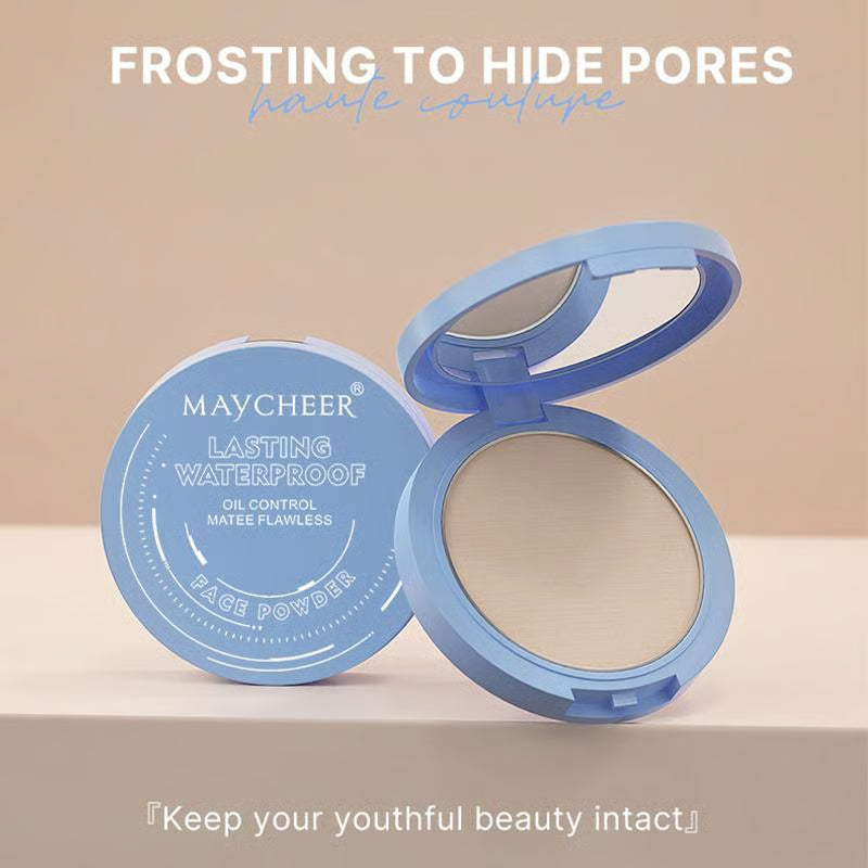 Beauty Powder Cake for Makeup Hold ~ All-day flawless hold with a soft matte finish.