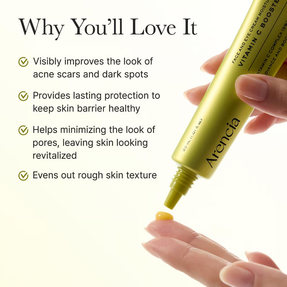 Vitamin C Booster Serum ~ Support glow by day and smoother skin at night.