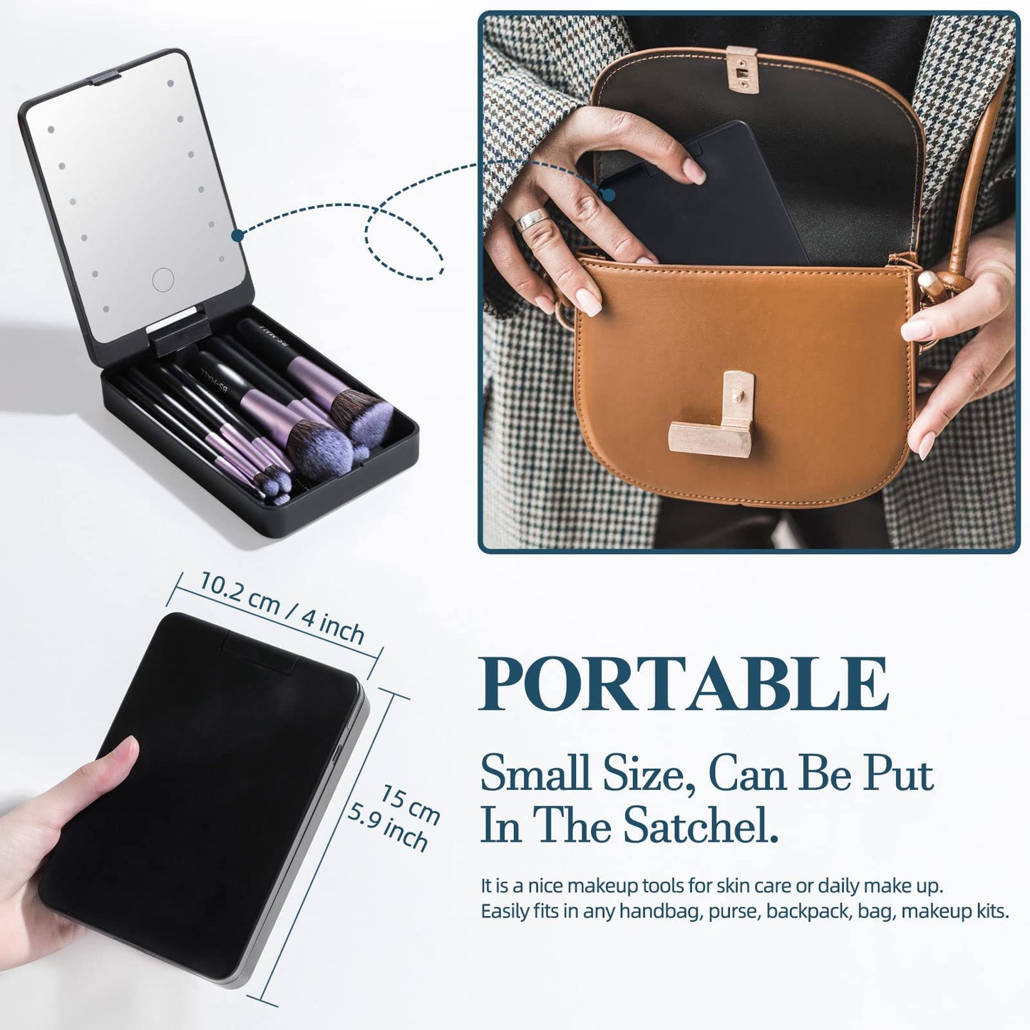 Travel Makeup Brush Set ~ Flawless application anywhere, anytime-