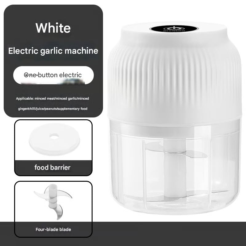 Electric Portable Veggie Choppe ~ Freshly chopped ingredients in seconds.