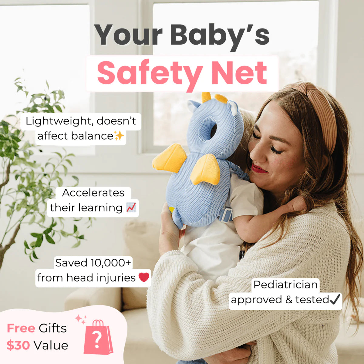 Head Protection Backpack ~ Loved and Trusted by Over 4,765 Parents-